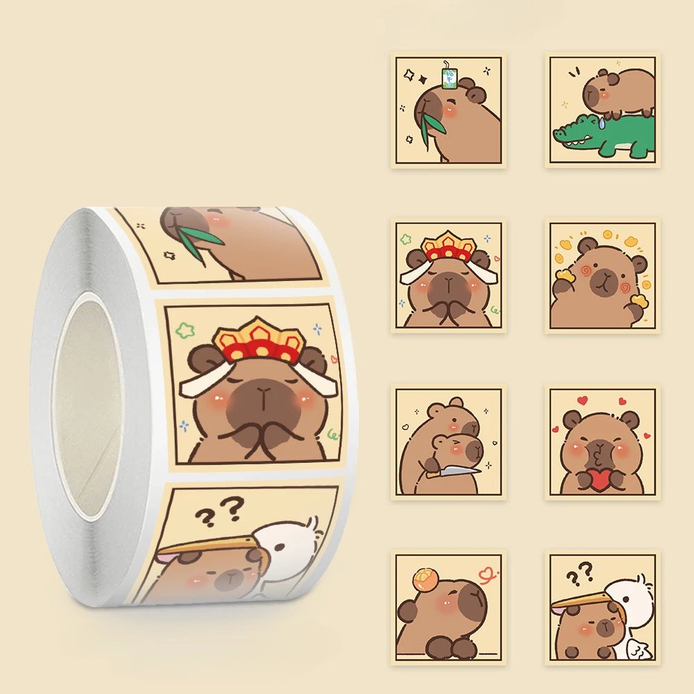 Capybara Stickers - Flip In Cart
