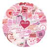 Pink Book Aesthetics Sticker Pack