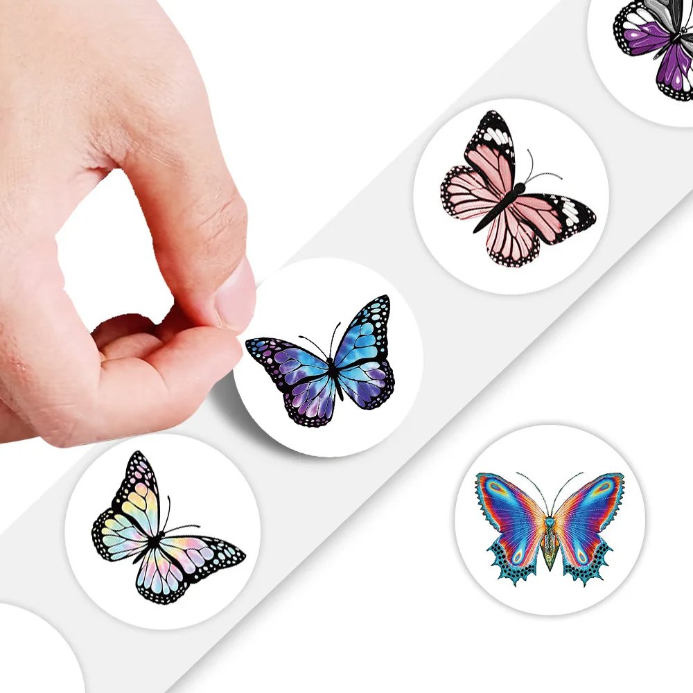 Butterfly Side Sticker Butterfly Sticker Roll - Flip In Cart
