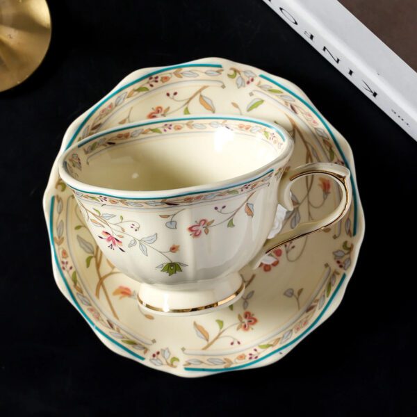 Floral Coffee Cup Set