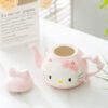 Hello Kitty Ceramic Teapot Set