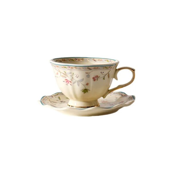 Floral Coffee Cup Set