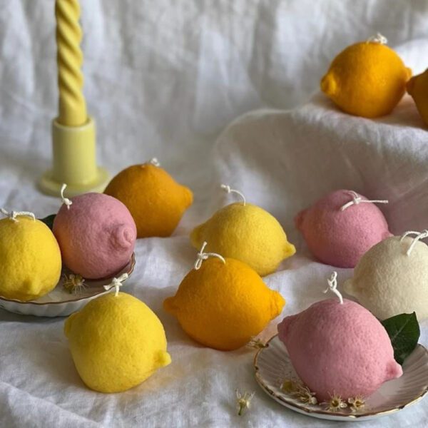 Lemon Shaped Silicone Mold