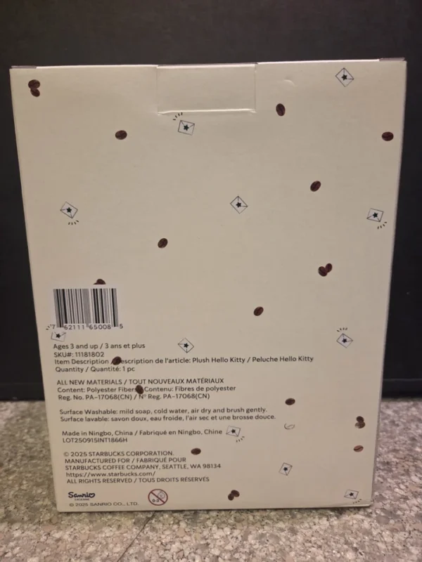 Starbucks Barista Hello Kitty Plush