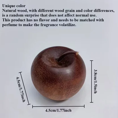 Apple-Shaped Wooden Aromatherapy Diffuser