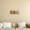 Custom Engraved Wooden WiFi Sign Board
