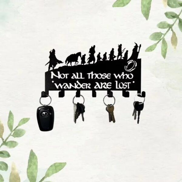 Elegant Iron Key Hanging Rack