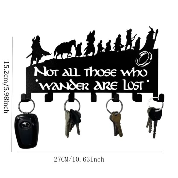 Elegant Iron Key Hanging Rack