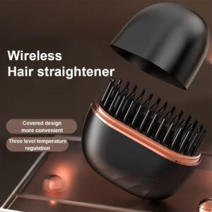 Portable Silk Touch Hair Straightener Brush