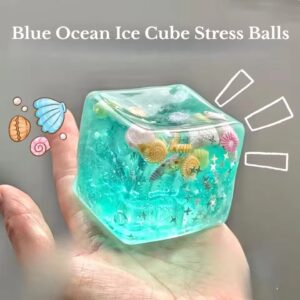 OceanSoothe Squishy Cube