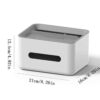 Gray Multifunctional Tissue Storage Box